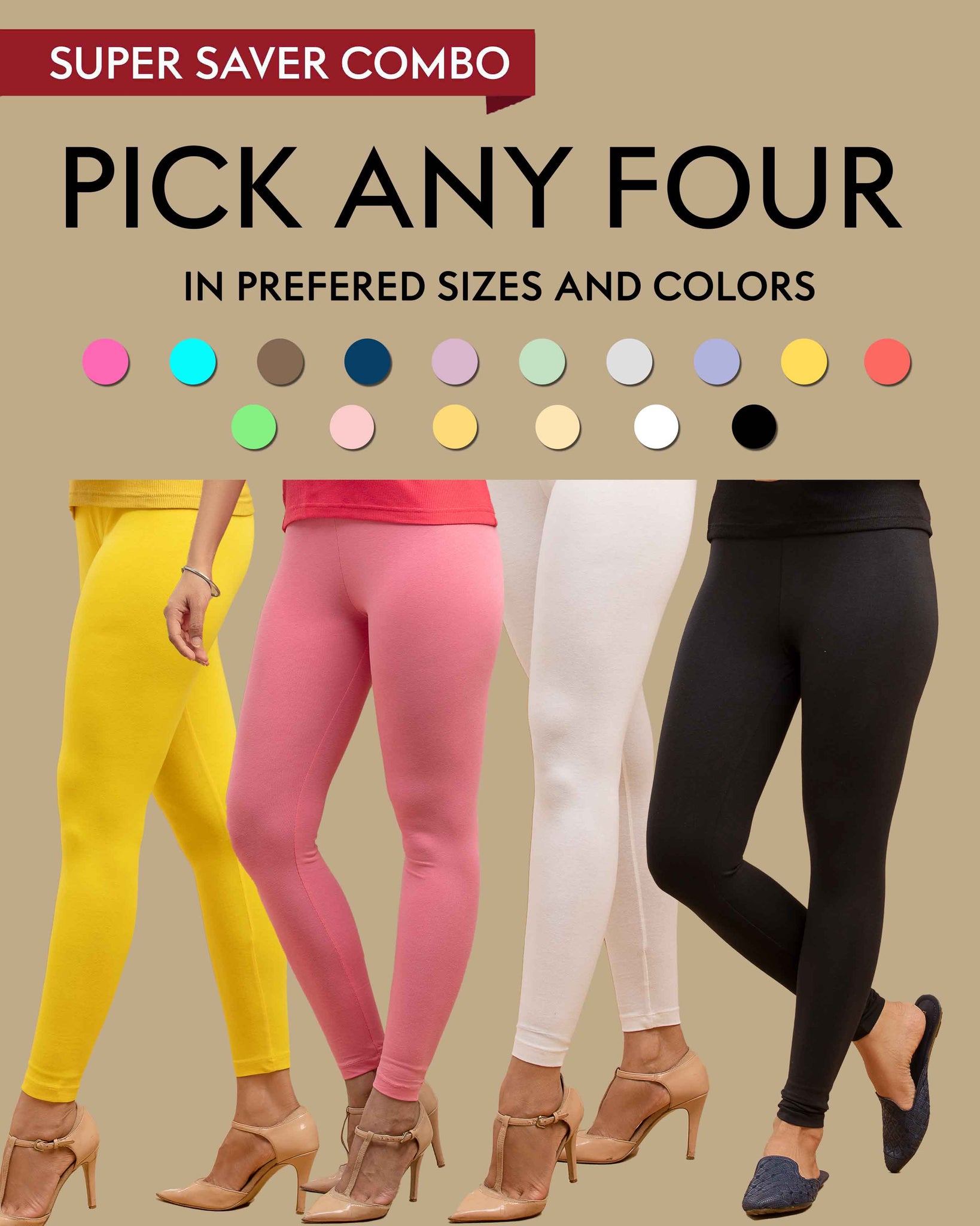Stylish Cotton Ankle Length Leggings For Women ( Pack Of 3 )( Free Size ) -  Free Size at Rs 433 | Women Printed Cotton Lycra Leggings, Women Floral  Cotton Lycra Leggings,